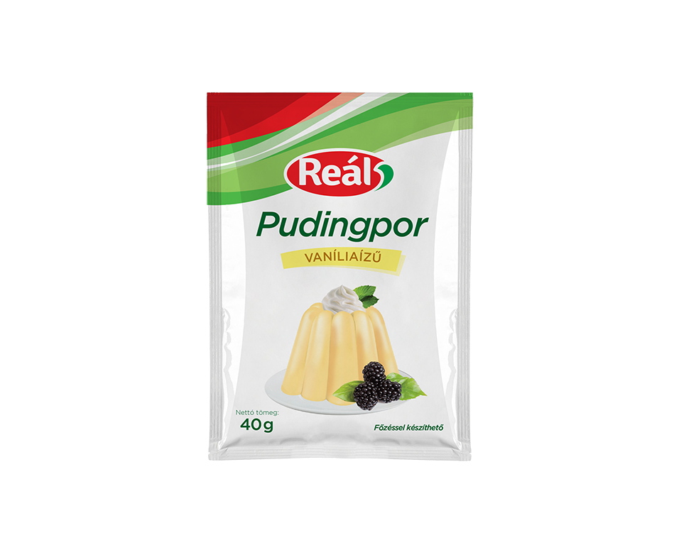 Reál Pudingpor Vaníliaízű 40g