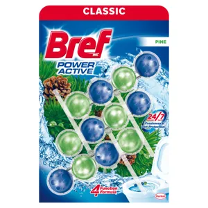 Bref Power Active Classic Pine WC-illatosító 3x50g