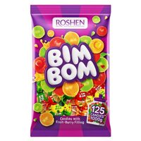 Roshen Bim Bom gyümölcsös-bogyós töltelékű cukorka 1000g