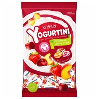 Roshen Yogurtini joghurtos gyümölcsös cukorka 1000g