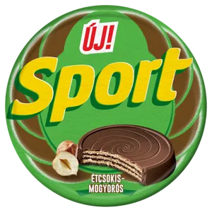 Sport étcsokis-mogyorós ostya 30g