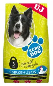 Euro Dog csirkehúsos kutyaeledel 3 kg