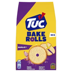 TUC Bake Rolls Garlic 80g