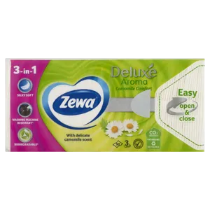 Zewa Deluxe Aroma Camomile Dreams papírzsebkendő