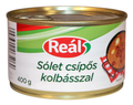 Reál sólet csípős kolbásszal készétel konzerv, 400 g