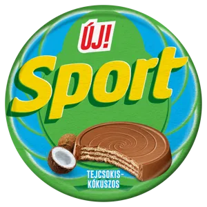 Sport tejcsokis-kókuszos ostya 30g