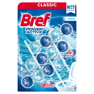 Bref Power Active Classic Ocean WC-illatosító 3x50g
