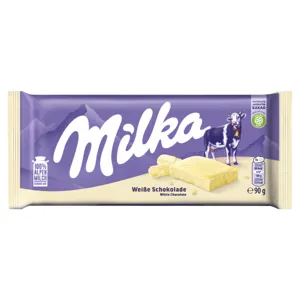 Milka fehér csokoládé 90g