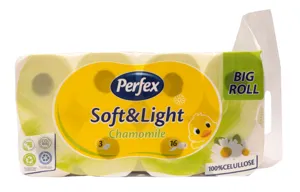 Perfex Soft&Light Camomile toalettpapír 16 tekercs