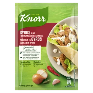 Knorr Gyros alap fokhagymás dresszinggel