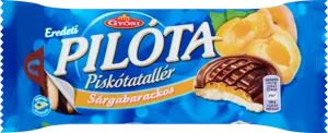 Győri Pilóta Piskótatallér Sárgabarackos 147g