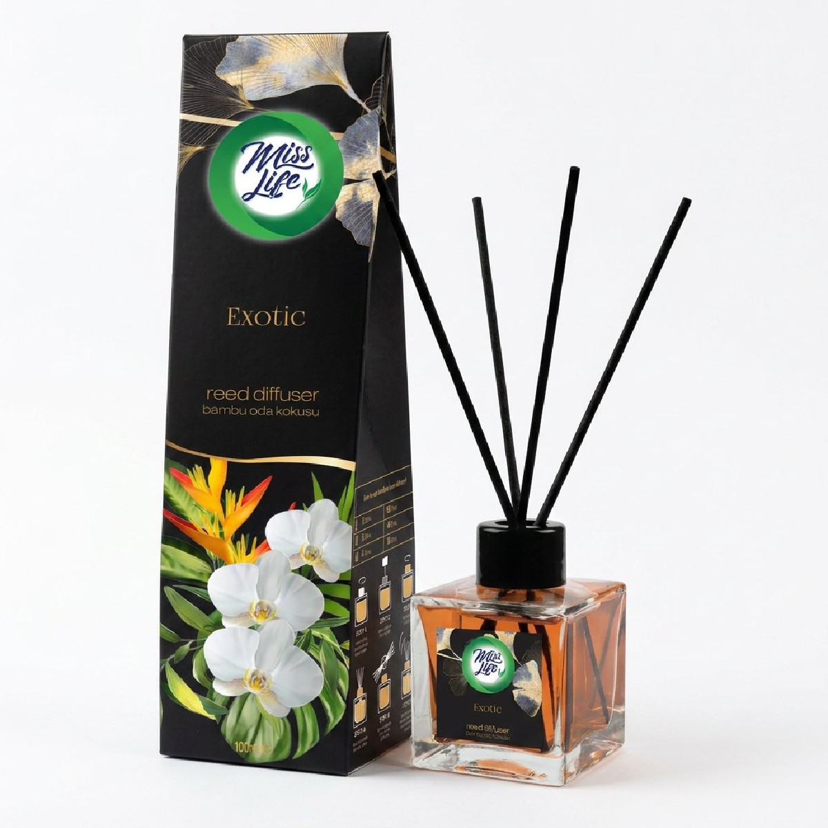 Miss Life Bamboo Pálcás Légfrissítő Exotic 100ml