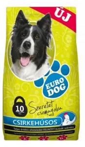 Euro Dog csirkehúsos kutyaeledel 10 kg